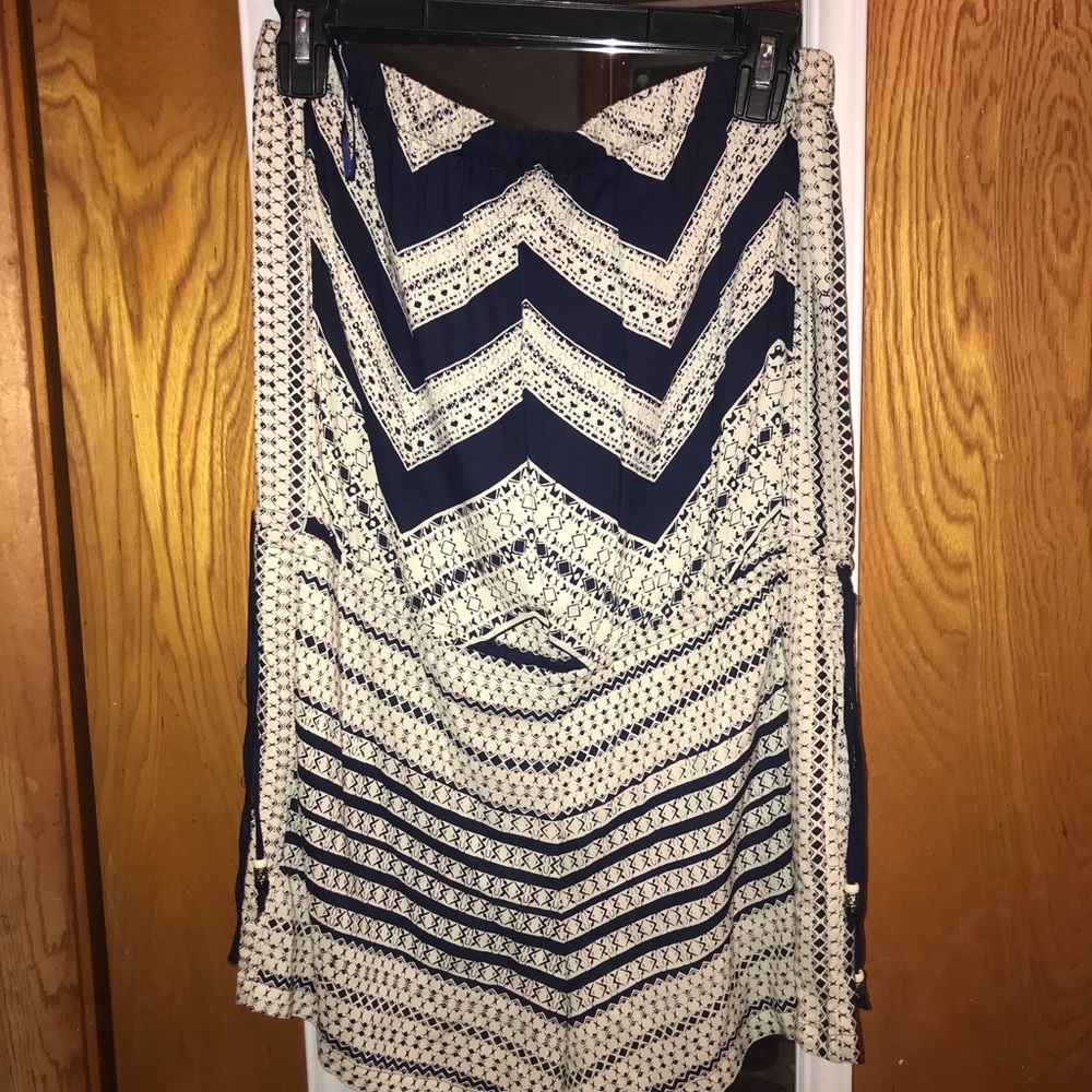 Strapless Romper